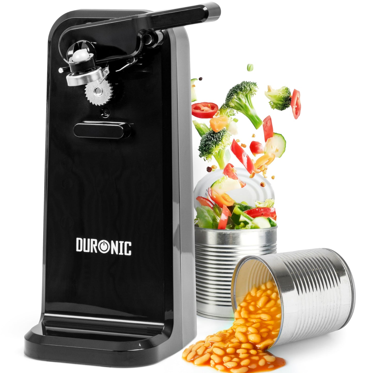 3-in-1 Dosenöffner CO40 BK mit Messerschärfer und Flaschenöffner, CO40 BK
