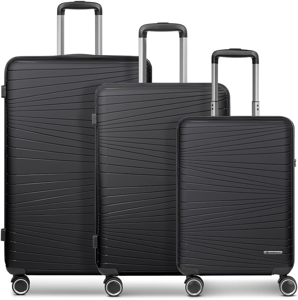 Dallas 3.0 Hartschalenkoffer-Set, Kofferset (3-teilig) Schwarz