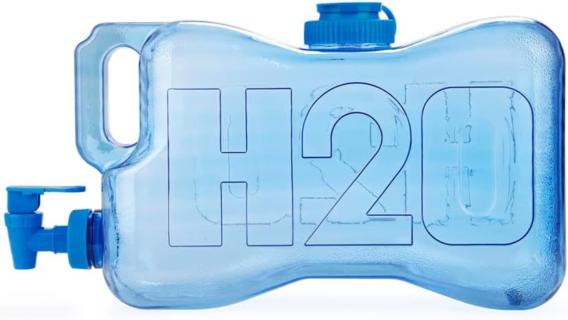 Wasserspender mit Zapfhahn und Griff