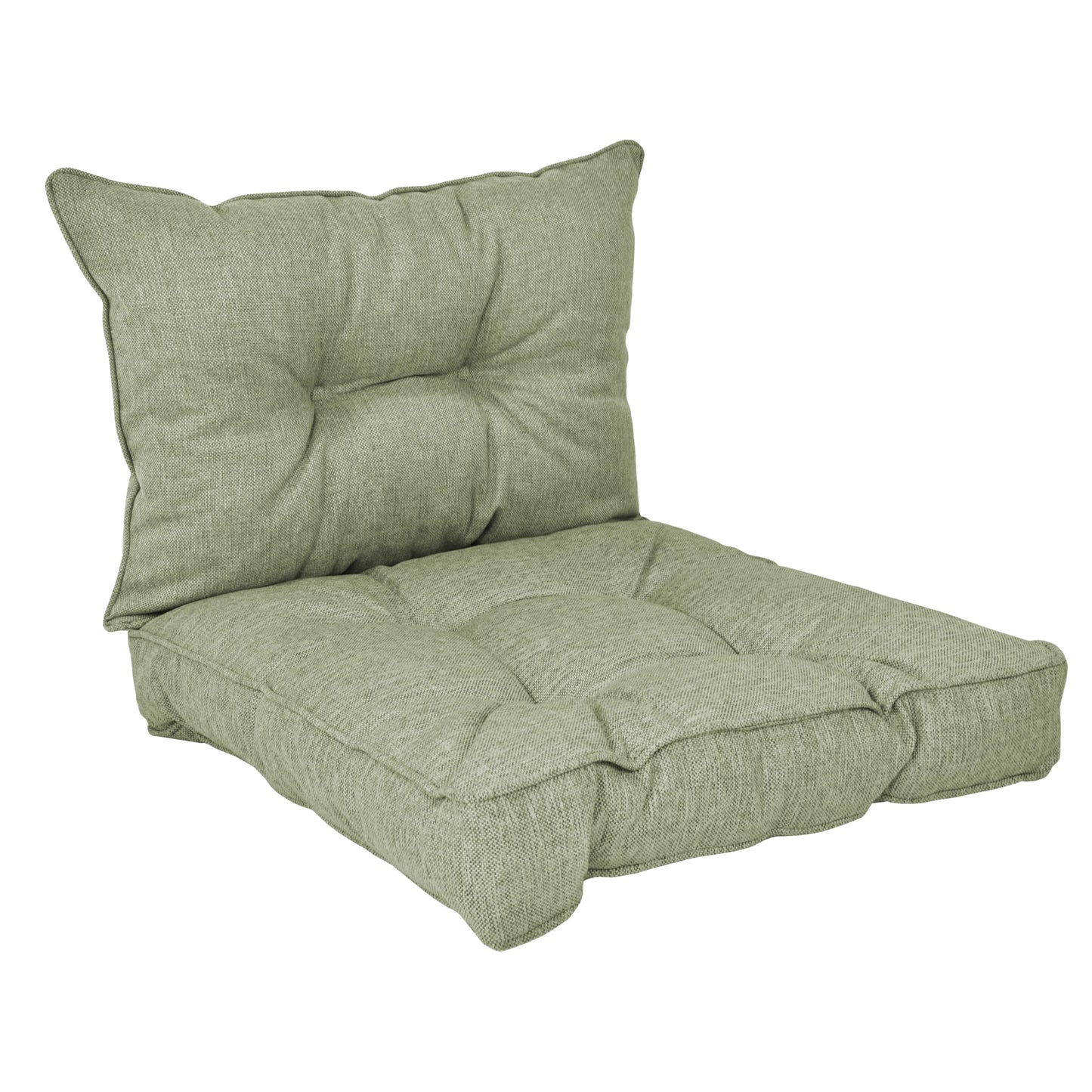 Loungekissen-Set, Grün 2er Set (70x70 + 70x40)