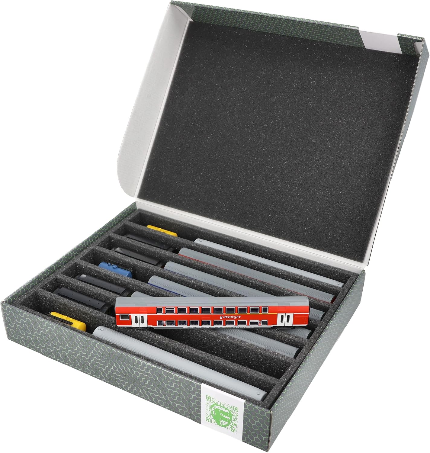 2er-Set Lagerbox für Modelleisenbahn Spur TT, 2 Stück