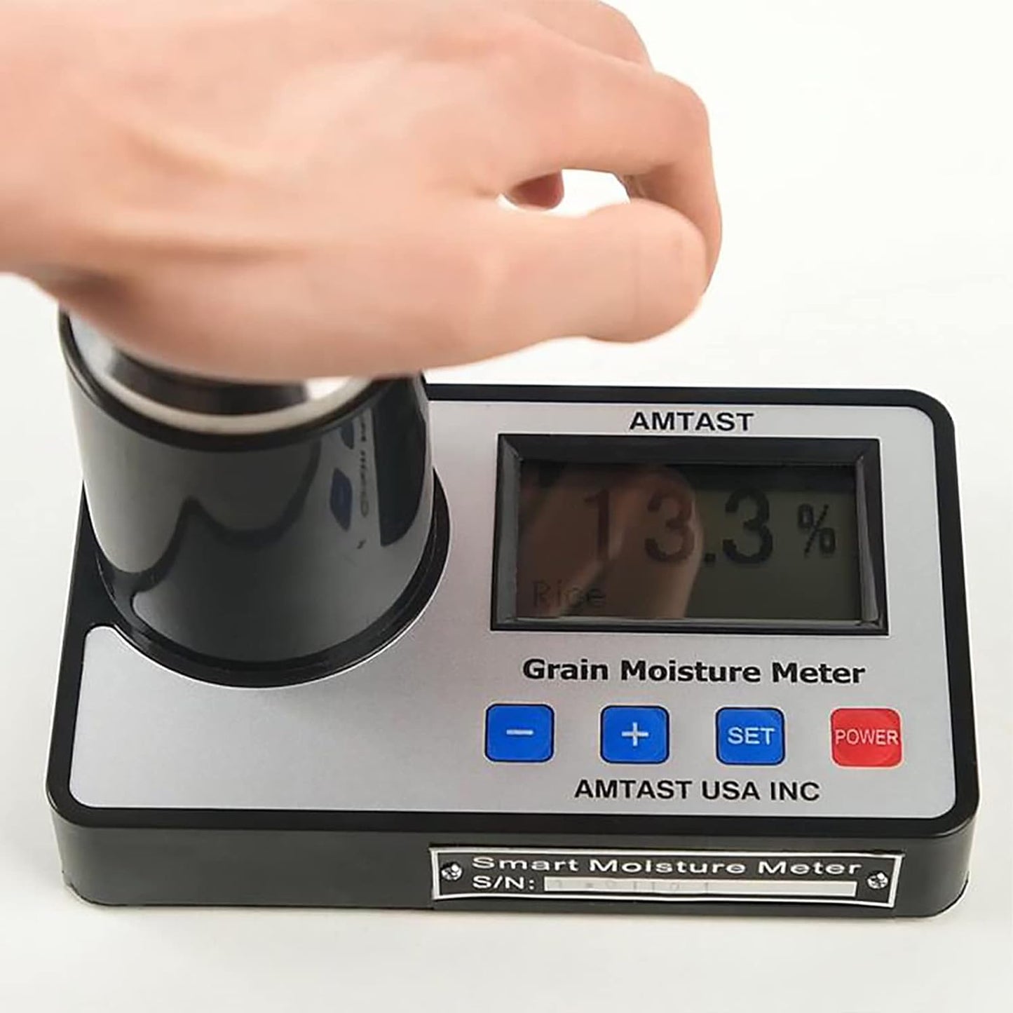 Smart Grain Moisture Meter AMT155, Test 19 Körner