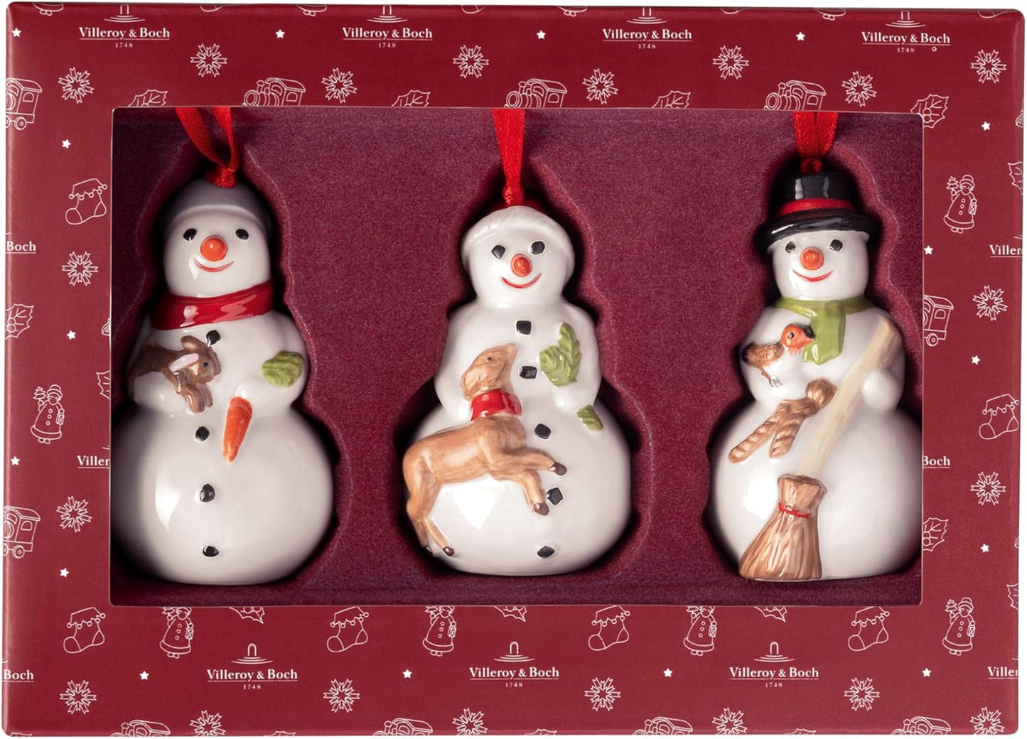 Nostalgic Ornaments 3er-Set Schneemänner