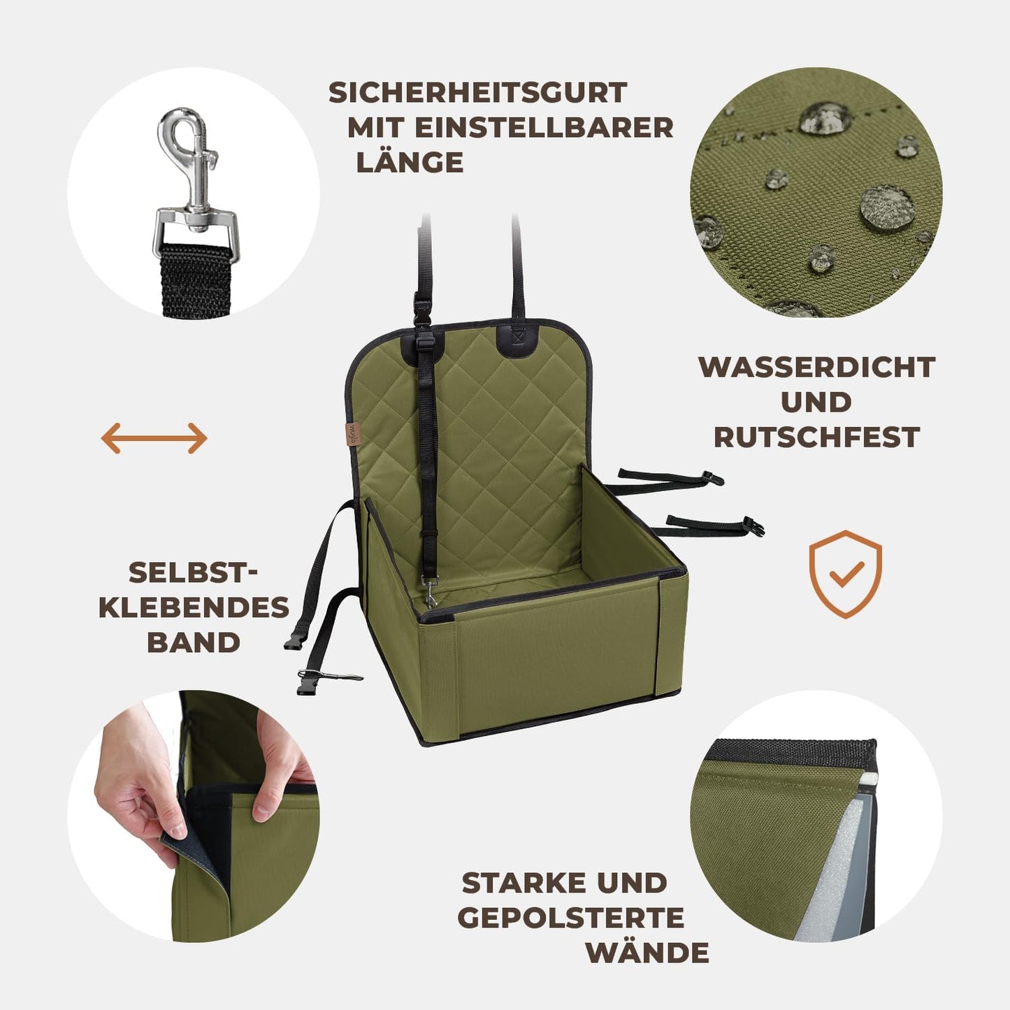 Hundesitz, Khaki