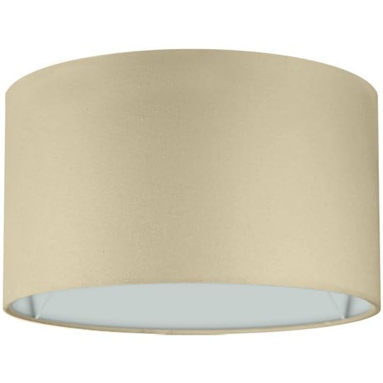 Lampenschirm aus Baumwolle (45cm), Beige Ø 45cm | Höhe 28cm