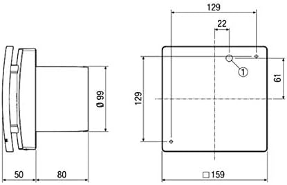 ECA 100 ipro Kleinraumventilator