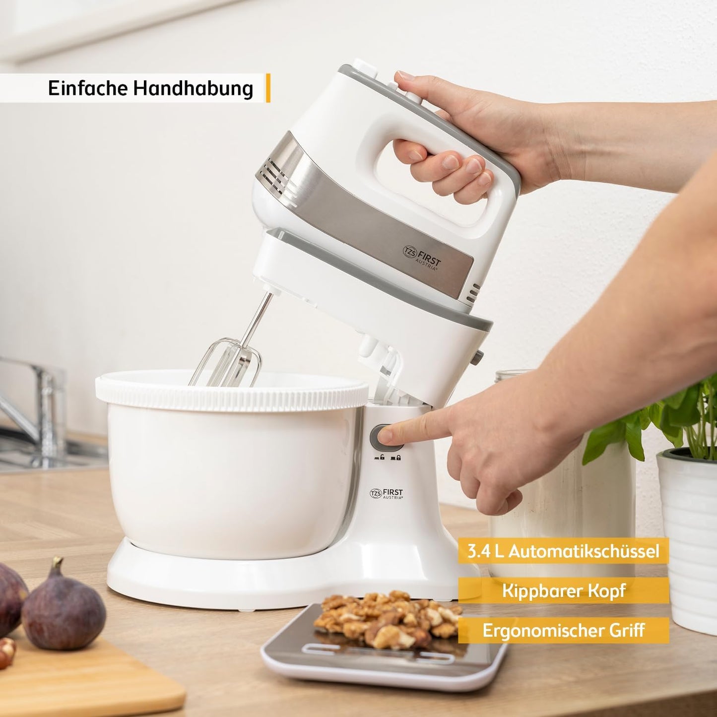Hand- und Standmixer mit 5 Geschwindigkeiten