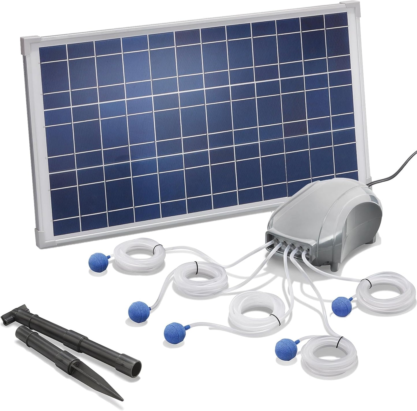 Solar Teichbelüfter Set (5 Ausgänge)