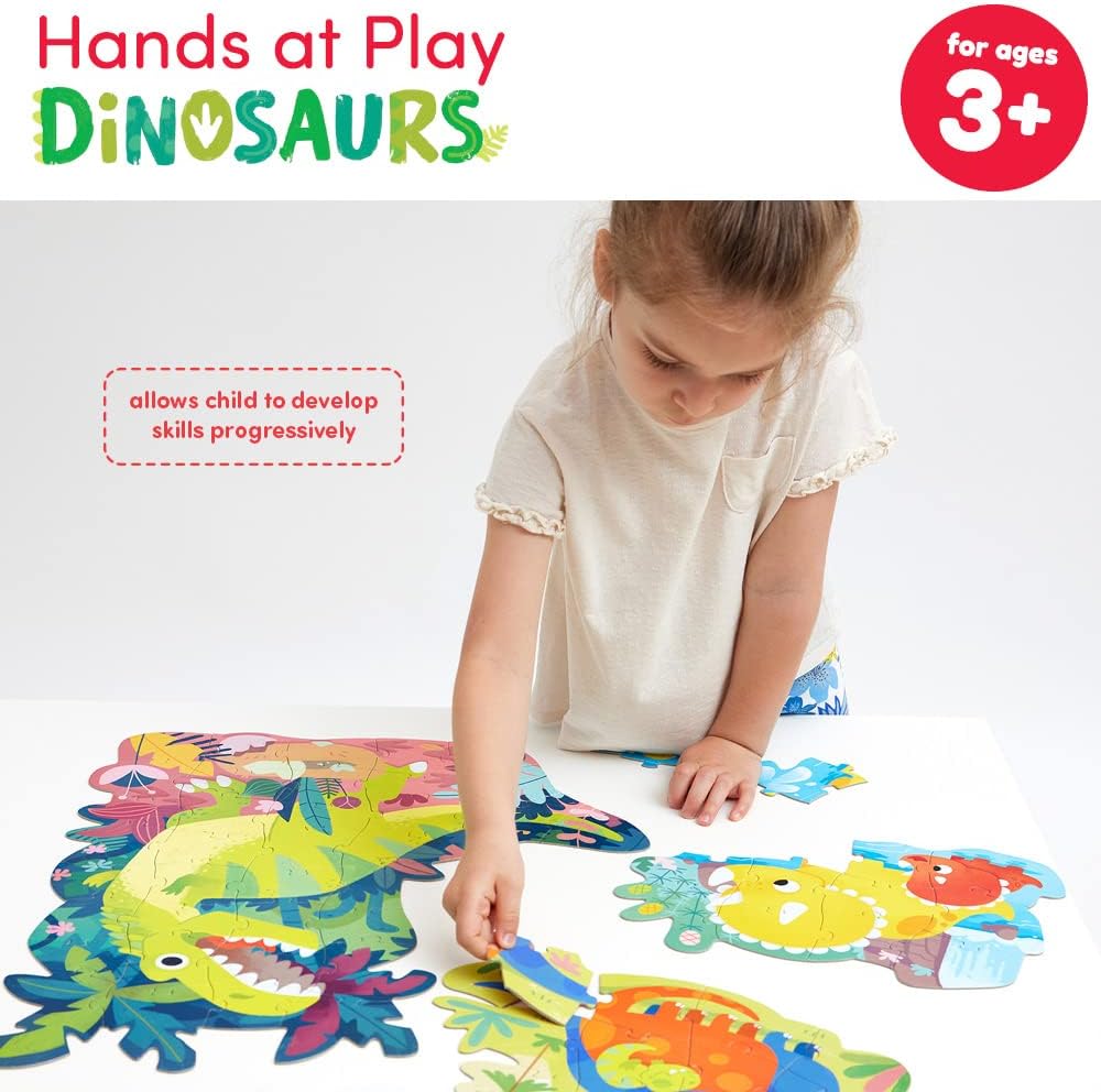 Hands at Play Dinosaurs Puzzlespiel 71 Teile 3-5 Jahre