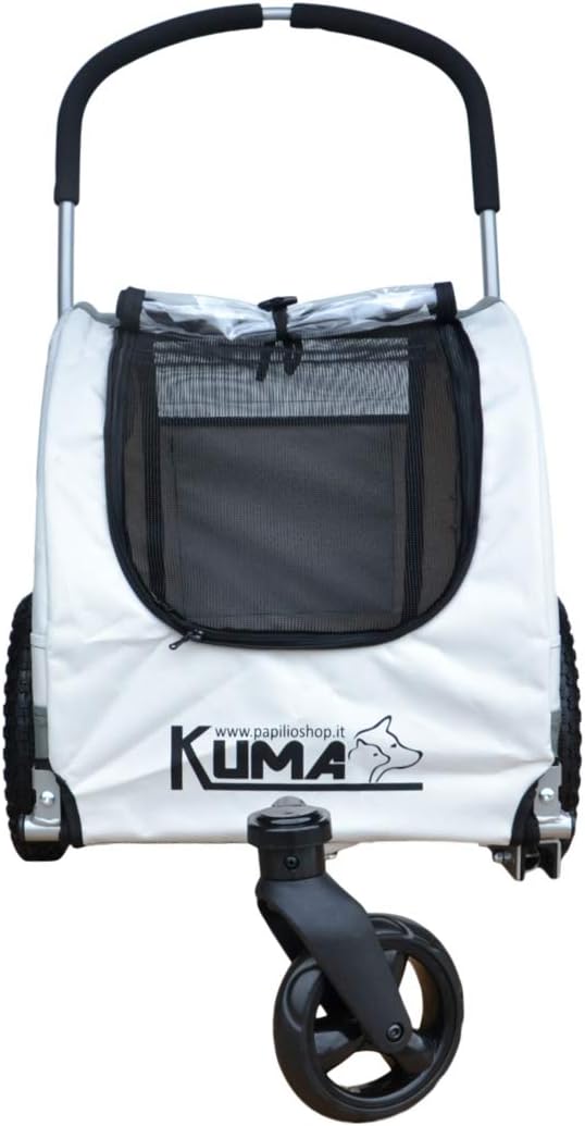2-in-1 Hundebuggy & Fahrradanhänger Kuma, Grau