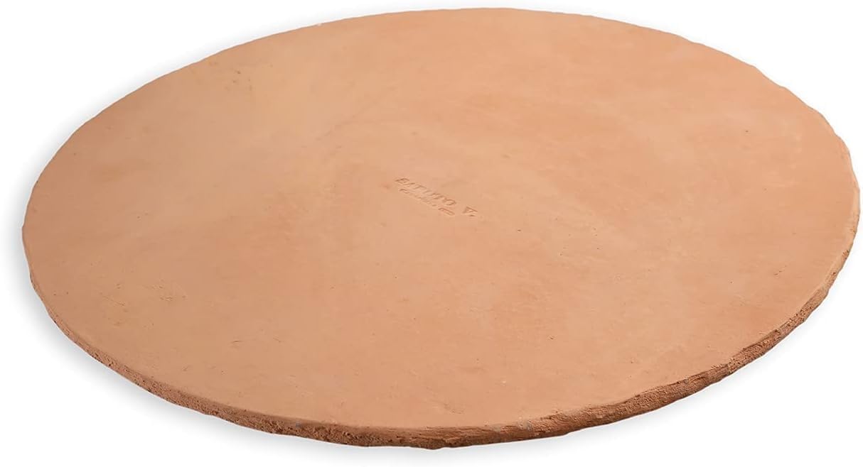Pizzastein Tonda, Tonda Ø31/27xH2cm, Terracotta