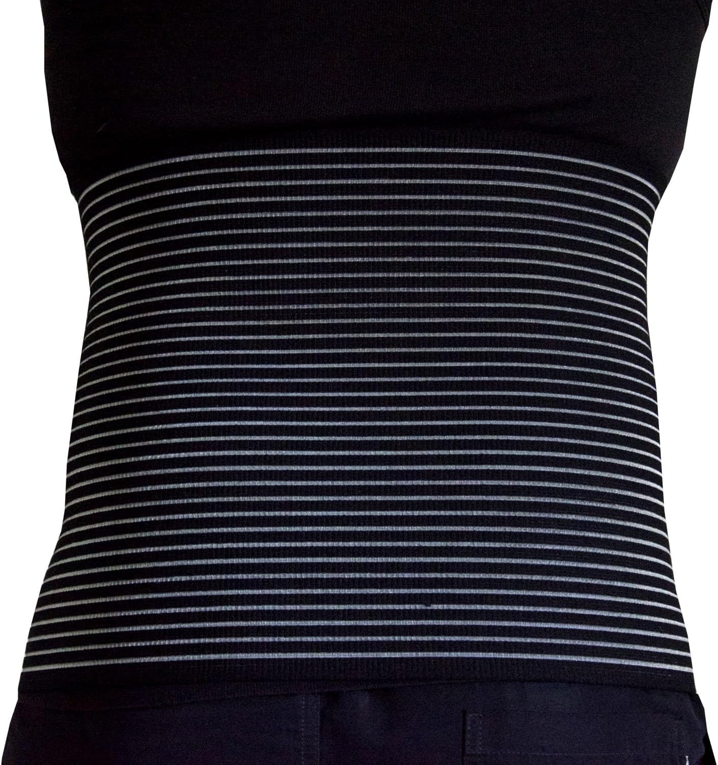 Postpartum Bauch- und Rückengurt, Schwarz XS - 75/85 cm Bauchumfang