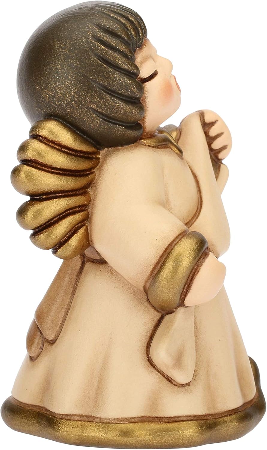 Krippenfigur Engel der Verkündigung, Beige
