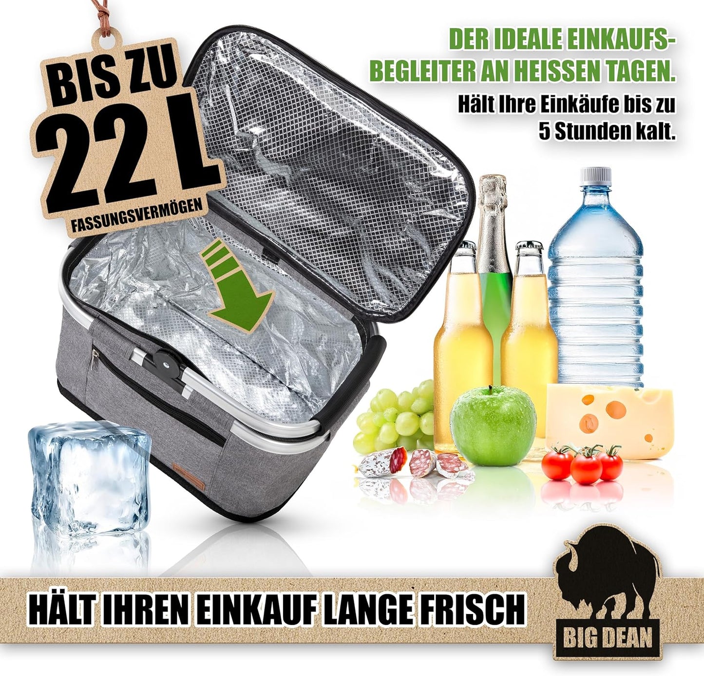 Thermo Einkaufskorb 22L
