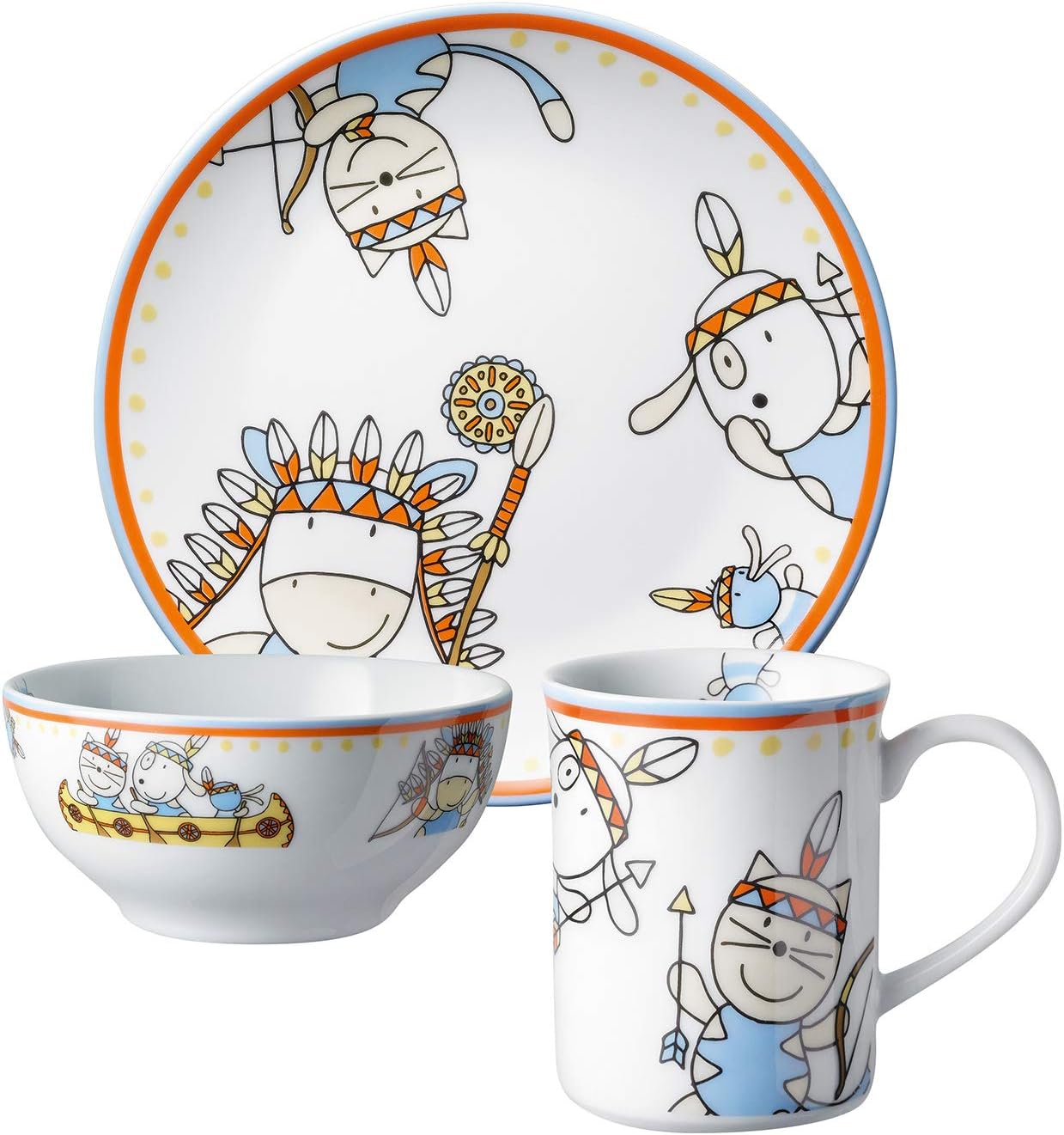 Kindergeschirr-Set MOEMA (3-teilig), 3-teilg