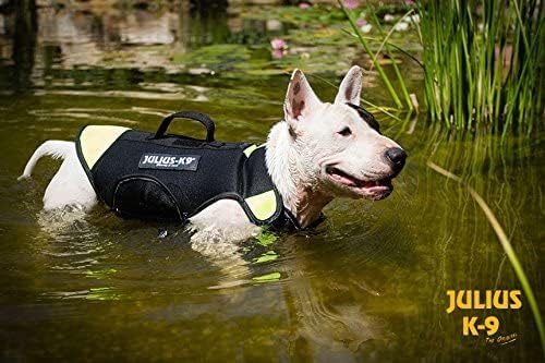 IDC Multifunktionale Hundeweste, S, Schwarz und UV Orange