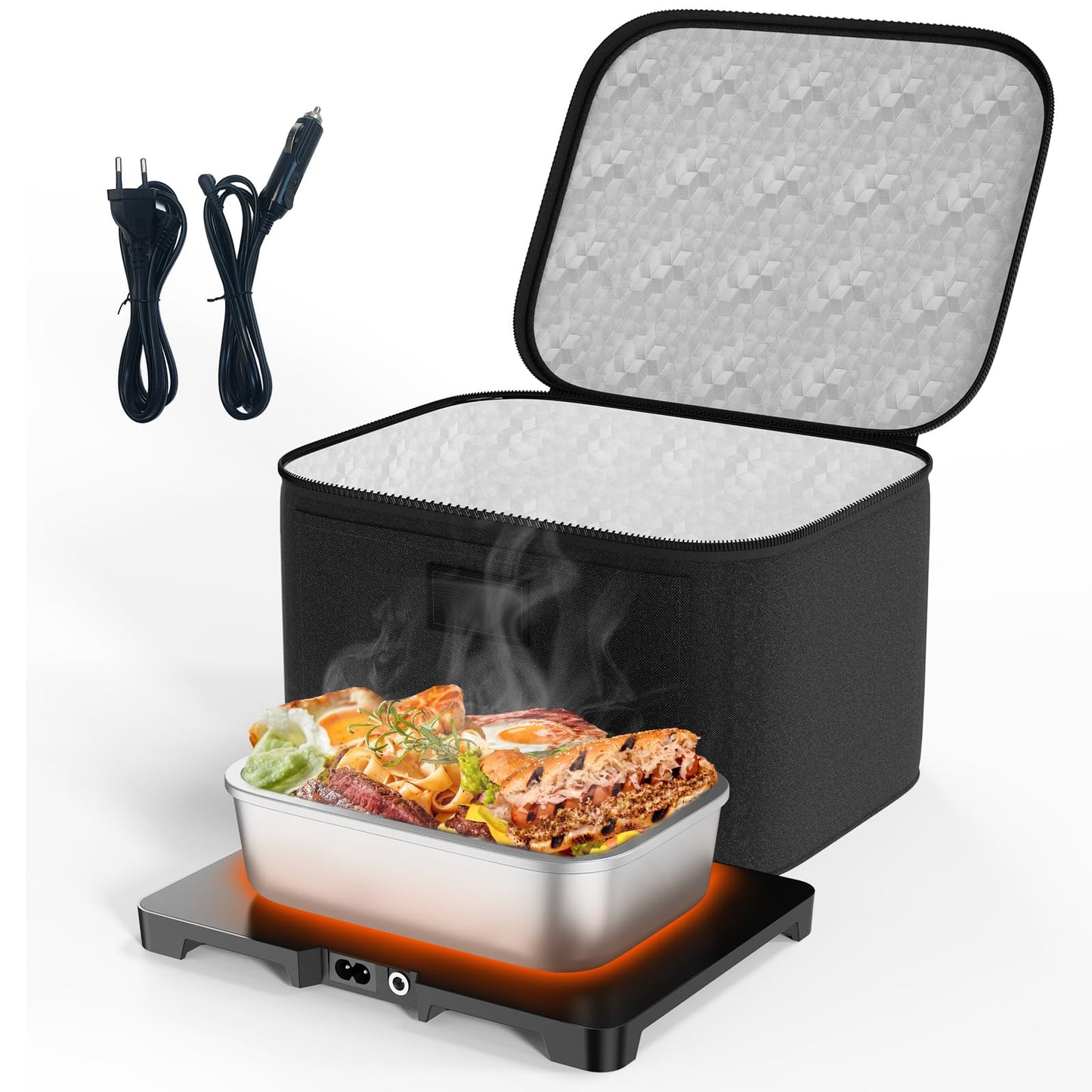 Elektrische Lunchbox, Schwarz