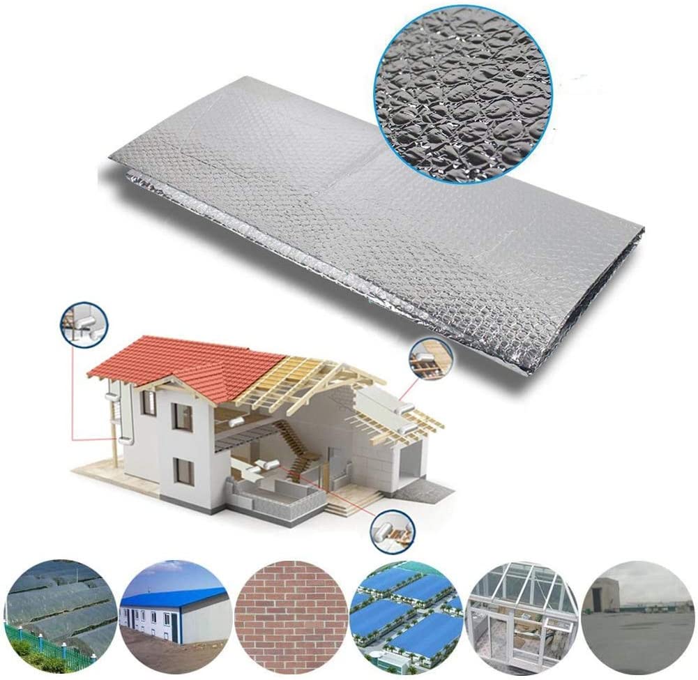 Isolierfolie 0.6x10m, Aluminisierte/Einzelne Blase 0.6x10m - 6㎡