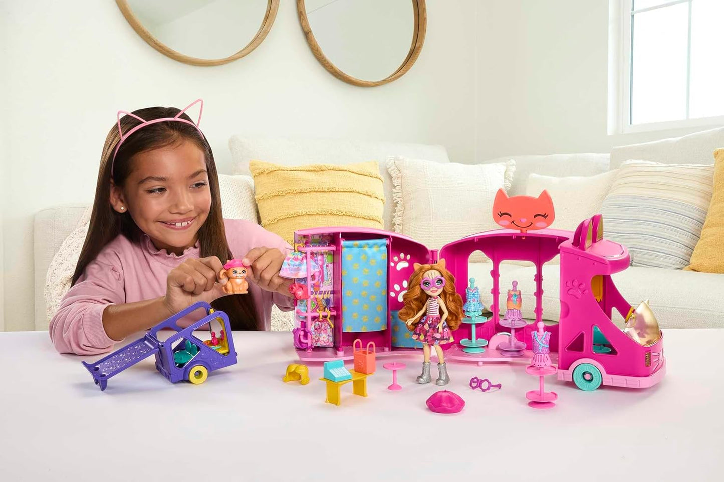 Glam Party Modewagen-Spielset mit Puppe und Zubehör, Glam Party, Puppe und Zubehör, Modewagen-Spielset
