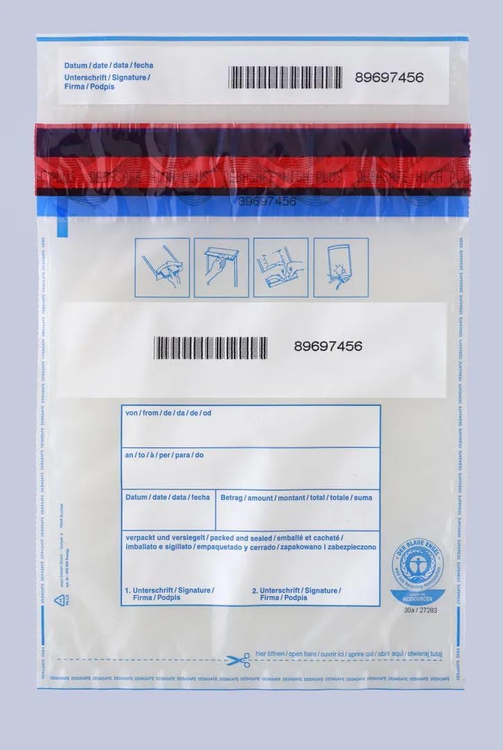 Sicherheitstaschen-Set 500x (195 x 265 mm), 500