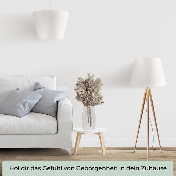 Lampenschirm, Ecru XL = ØU: 30cm | ØO: 23cm | H: 18cm