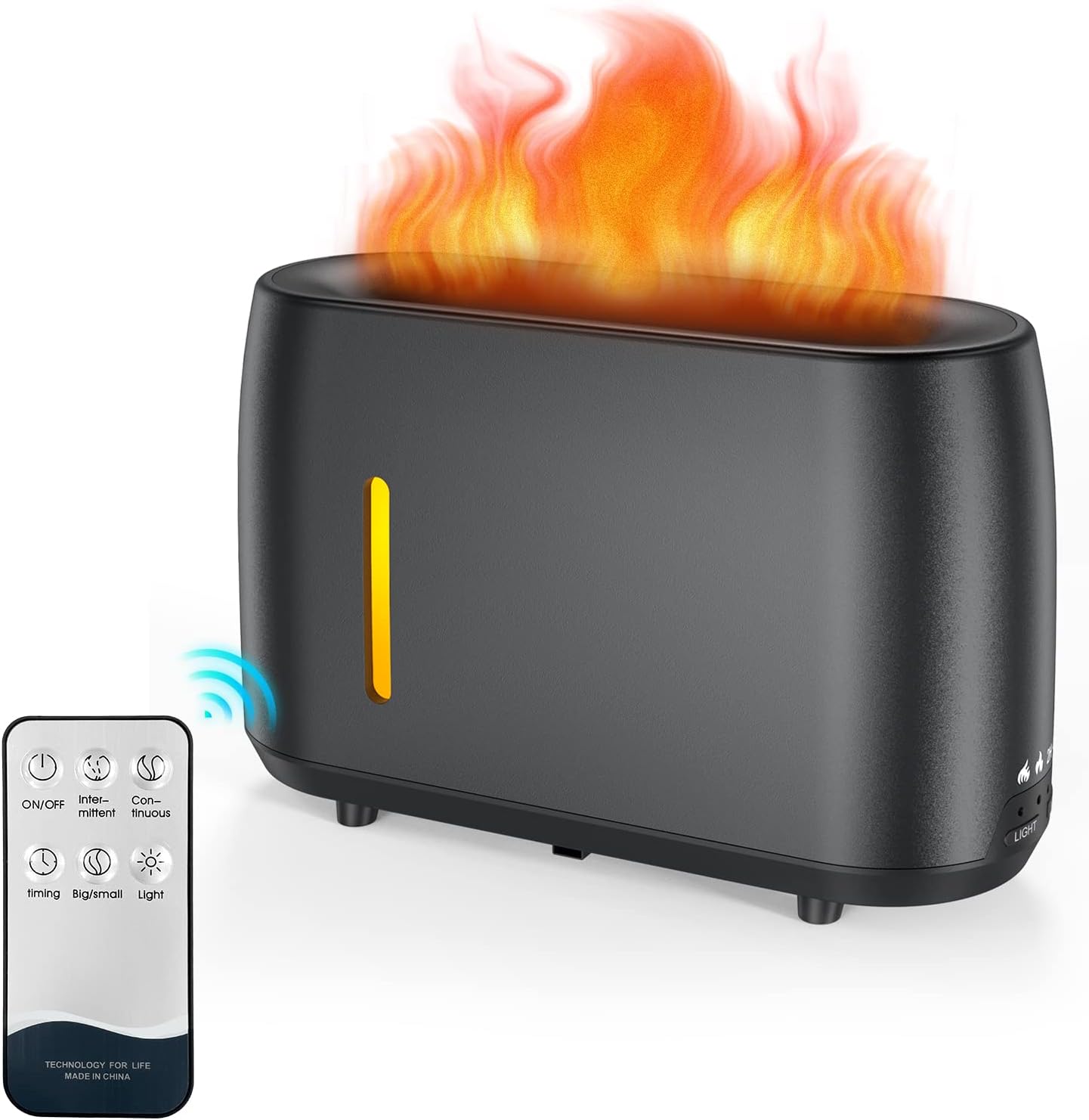 Luftbefeuchter mit Aroma Diffuser, Schwarz