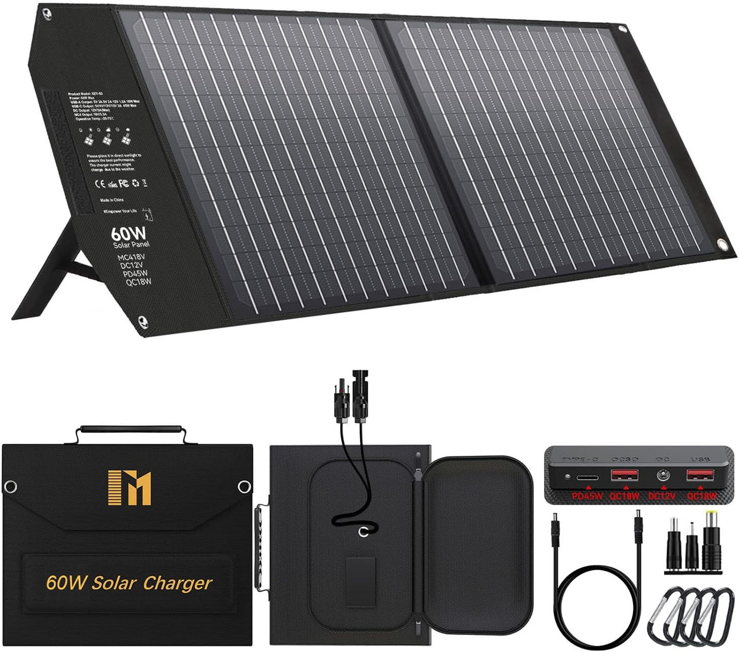 Faltbares Solarladegerät, 60W-NEW