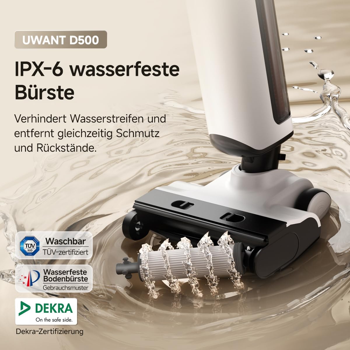 Nass-Trockensauger D500, Schwarz-weiss D500-1