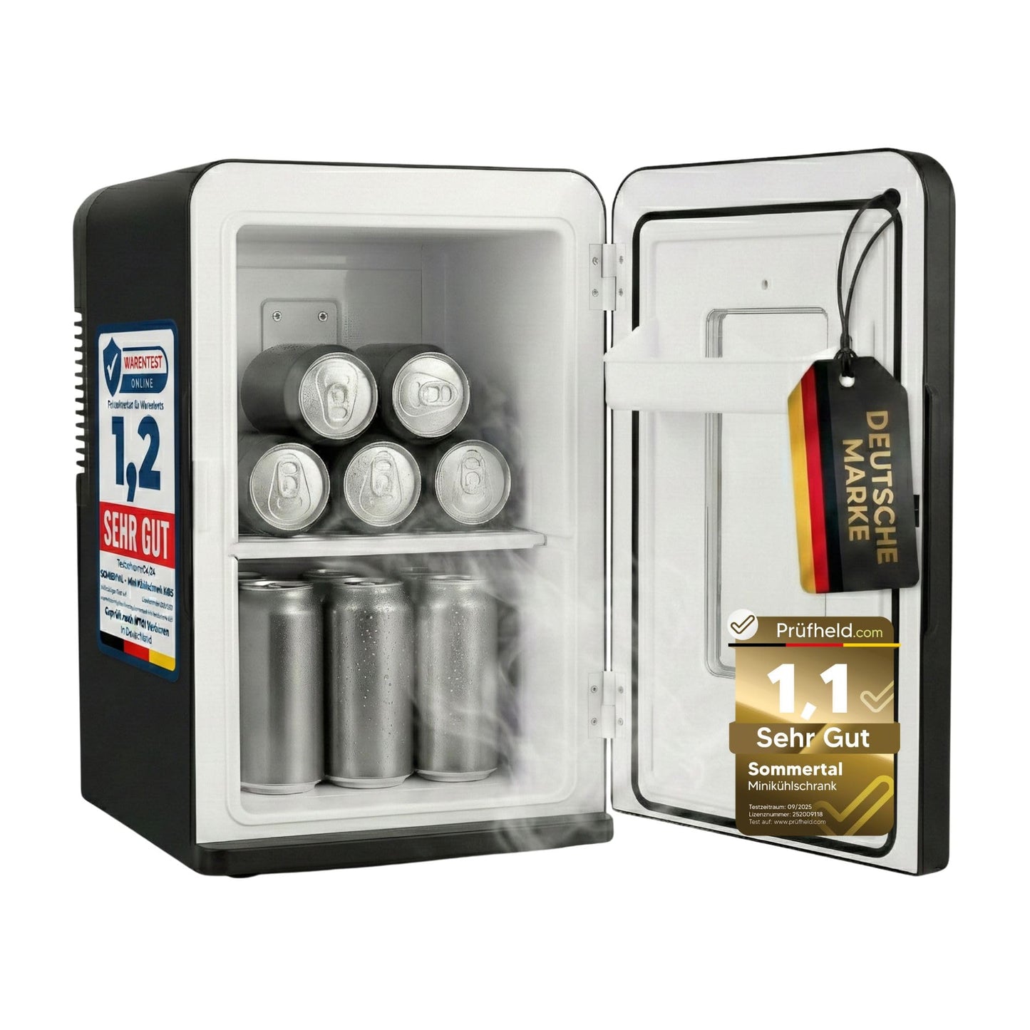 Mini Kühlschrank KS15 15L für Auto und Zimmer