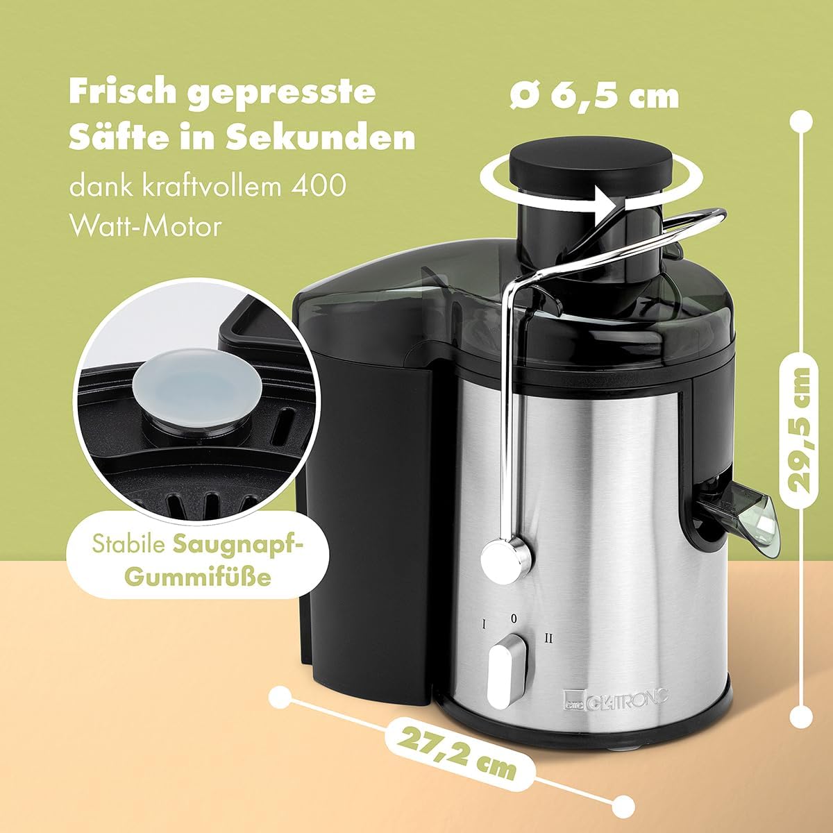 Slow Juicer AE 3666, 400 Watt