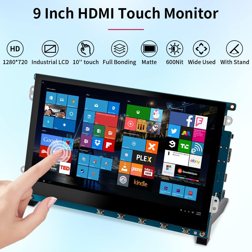 9 Zoll Raspberry PI Touchscreen Monitor
