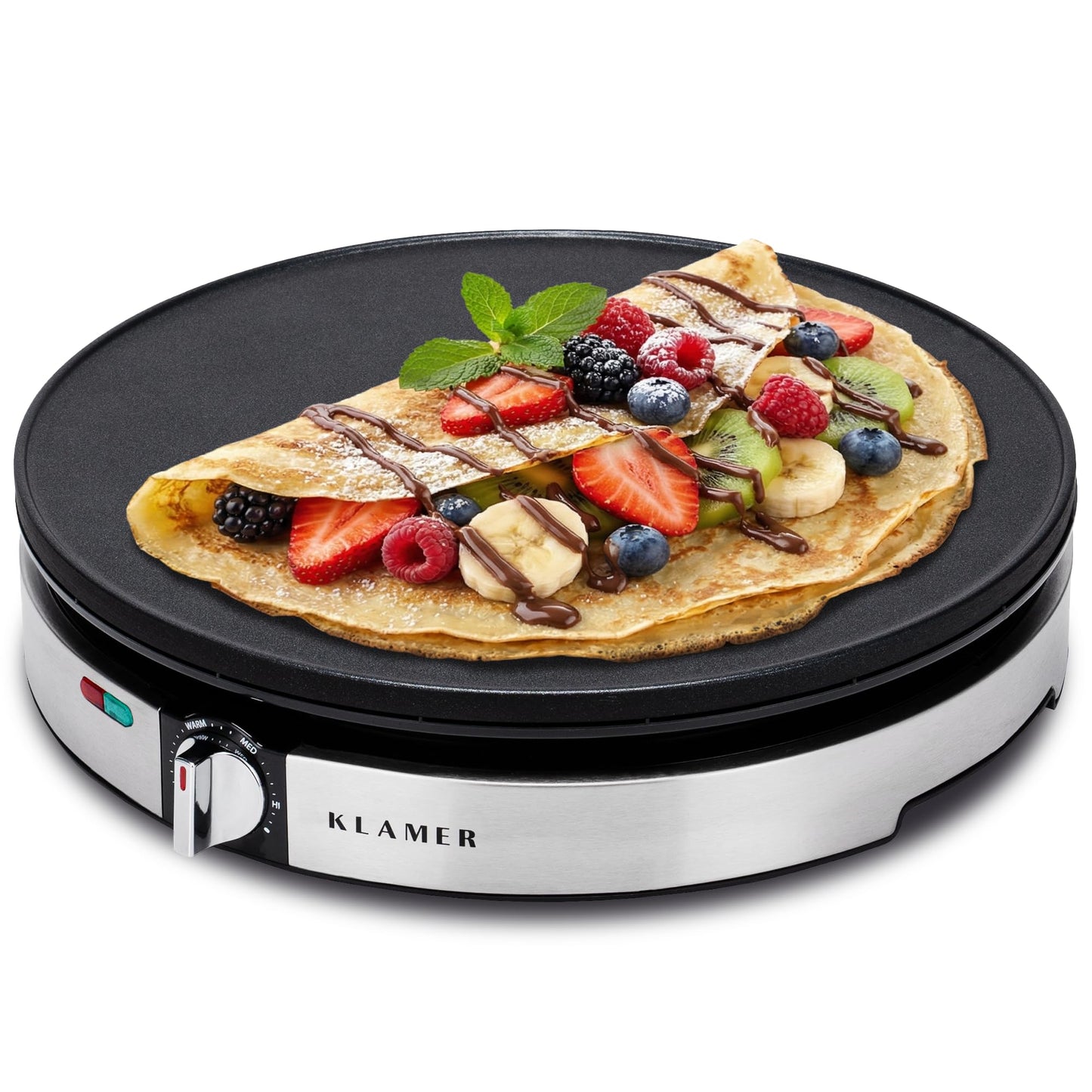 Crepes Maker mit 30cm antihaftbeschichtetem Eisen, Classic 1400