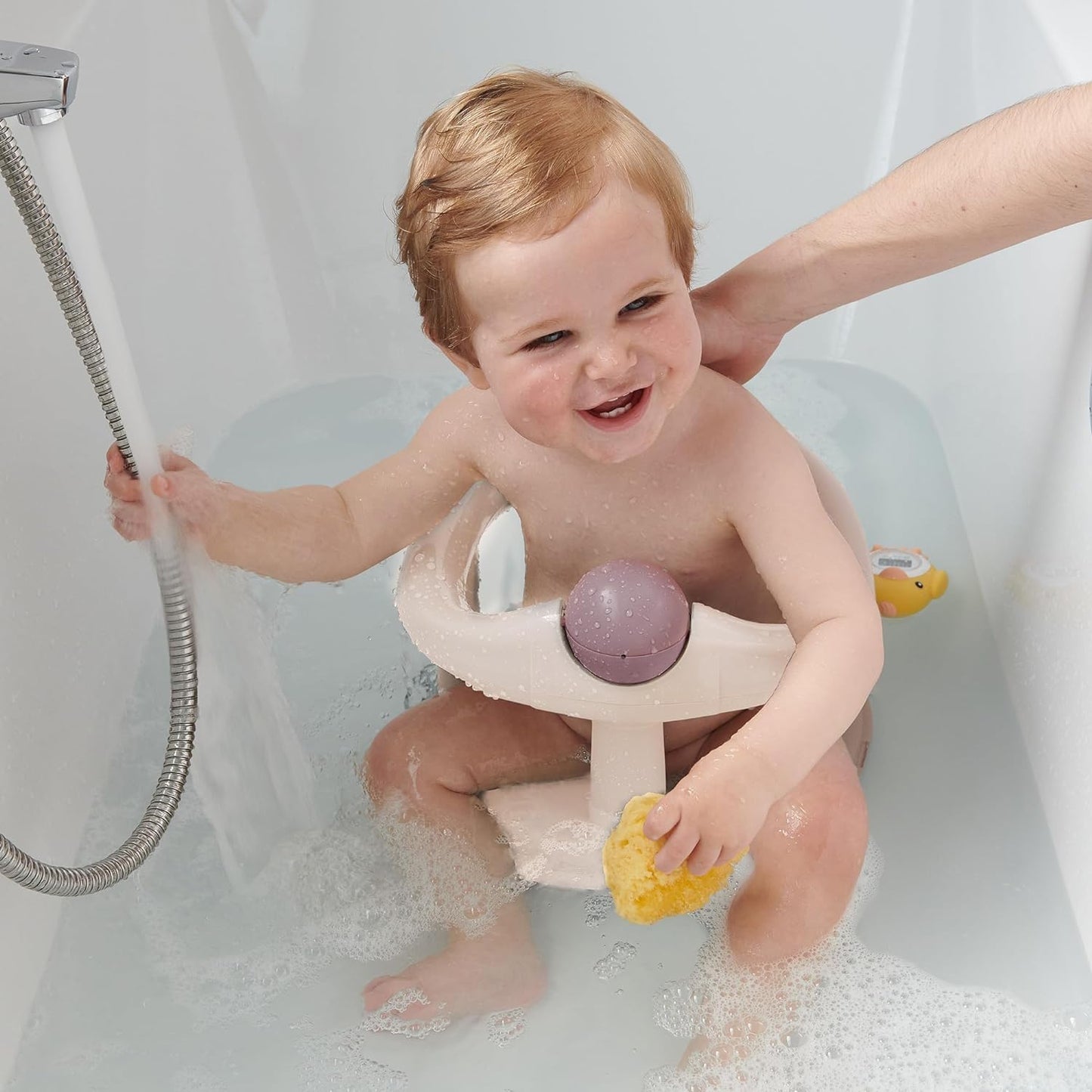 Drehbarer Badewannensitz, Drehbarer Badewannensitz Beige