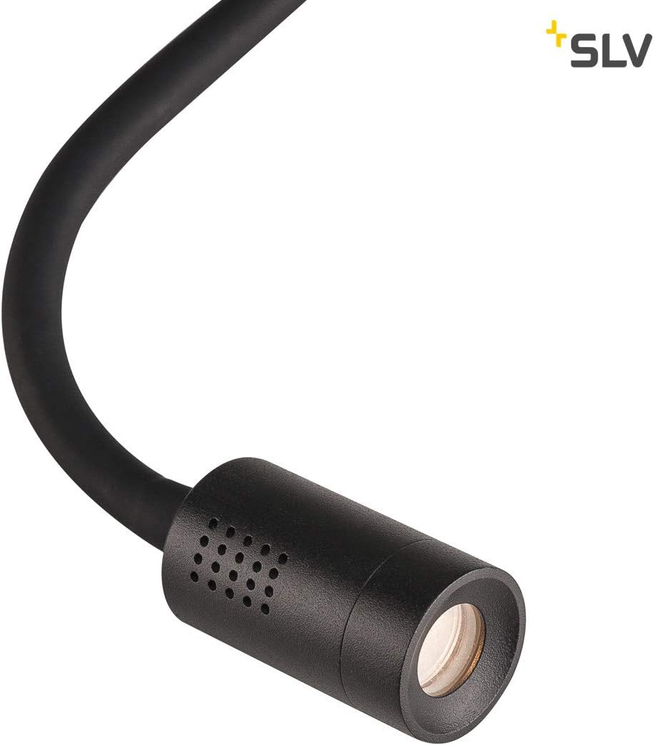 LED Wandaufbauleuchte, Schwarz LED Leuchtmittel Warmweiss (2700K)