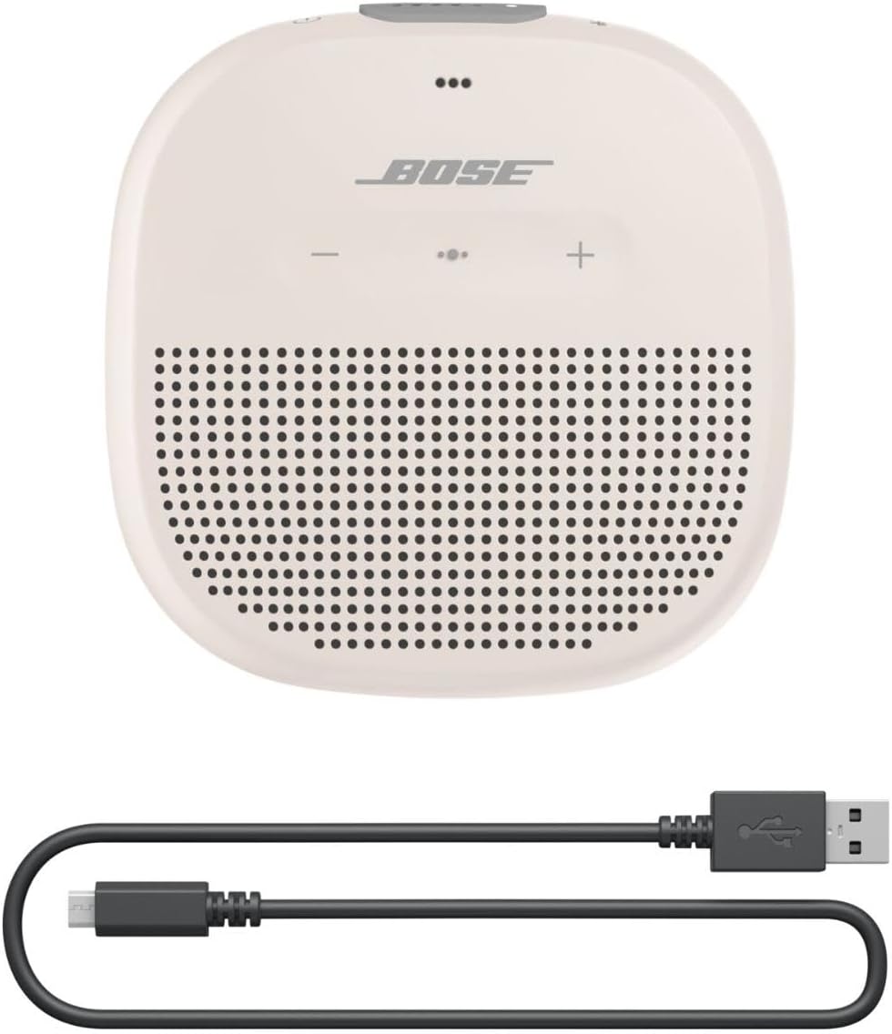 SoundLink Micro - Tragbarer wasserdichter Bluetooth-Lautsprecher, Weiss Single