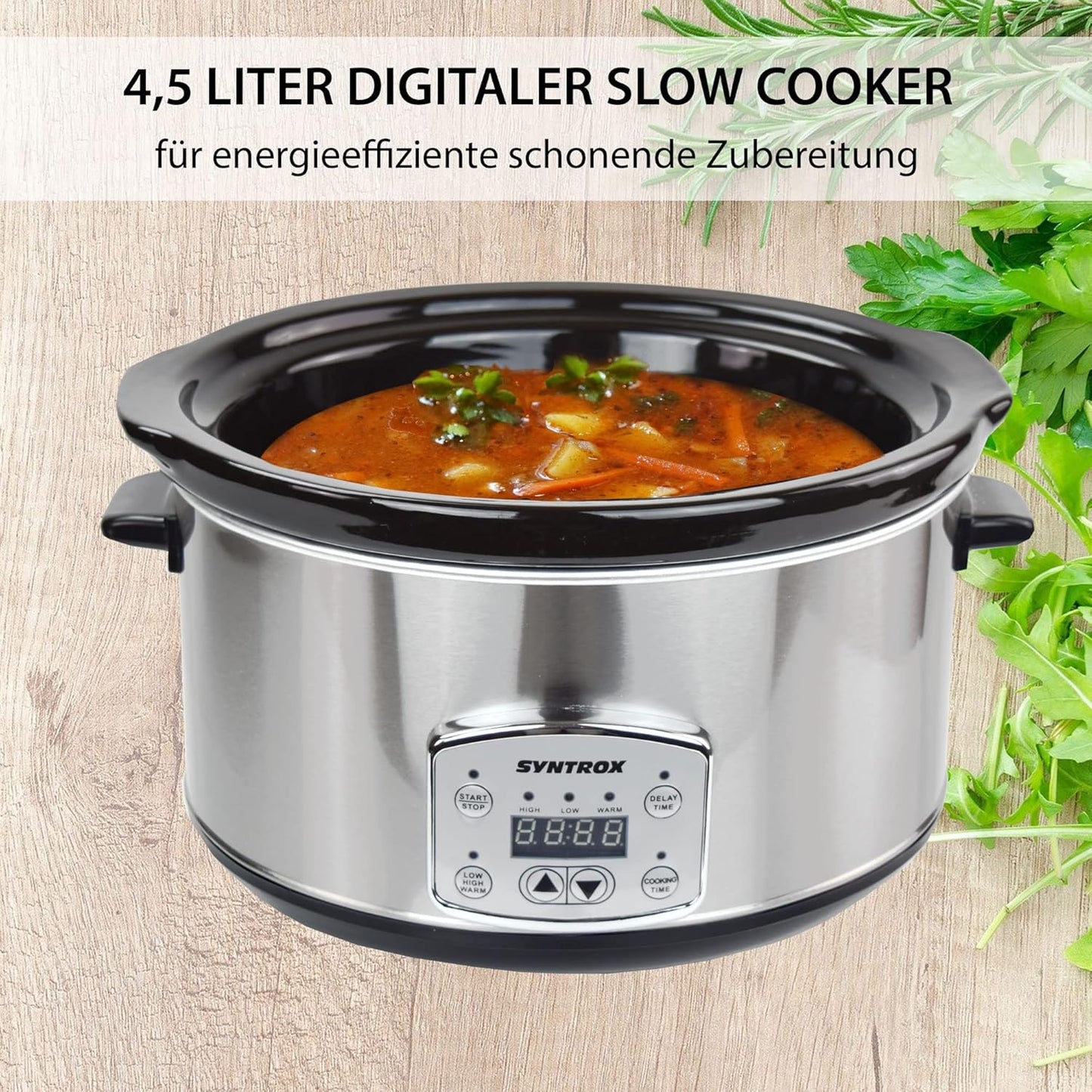 Slow Cooker mit Warmhaltefunktion