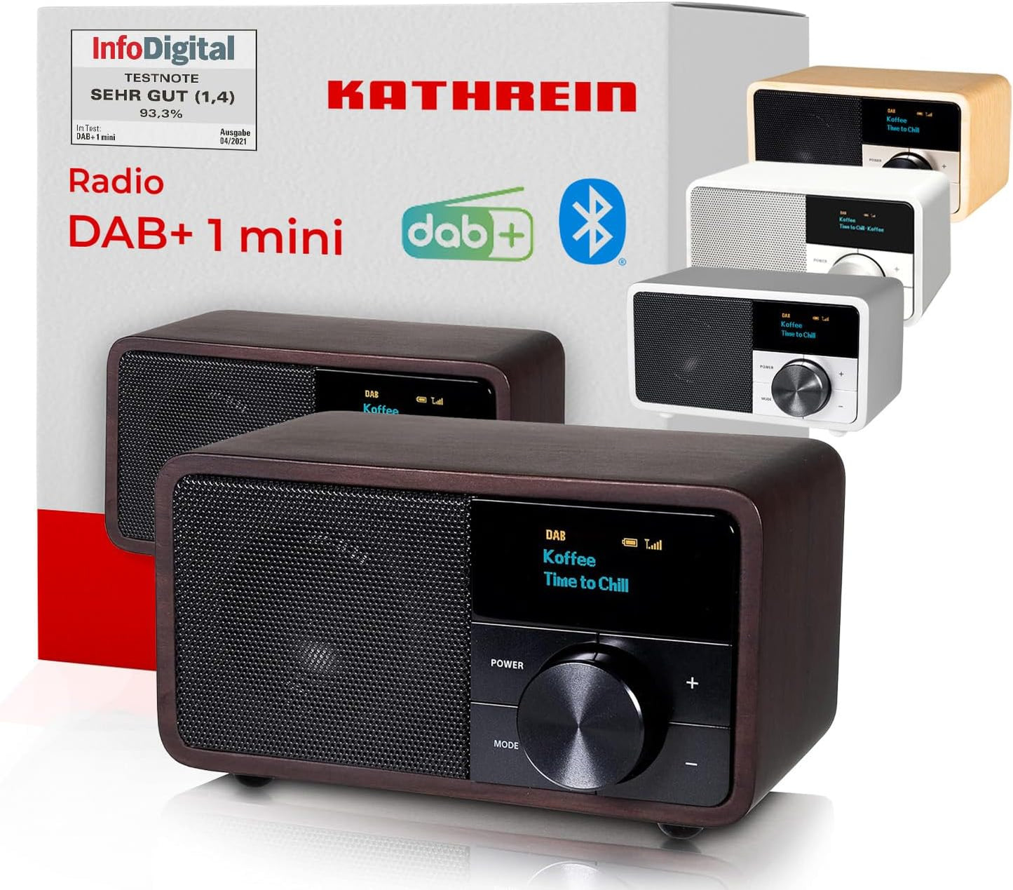 Digitalradio DAB+ 1 mini, Holz Dunkel|DAB+ 1 Mini