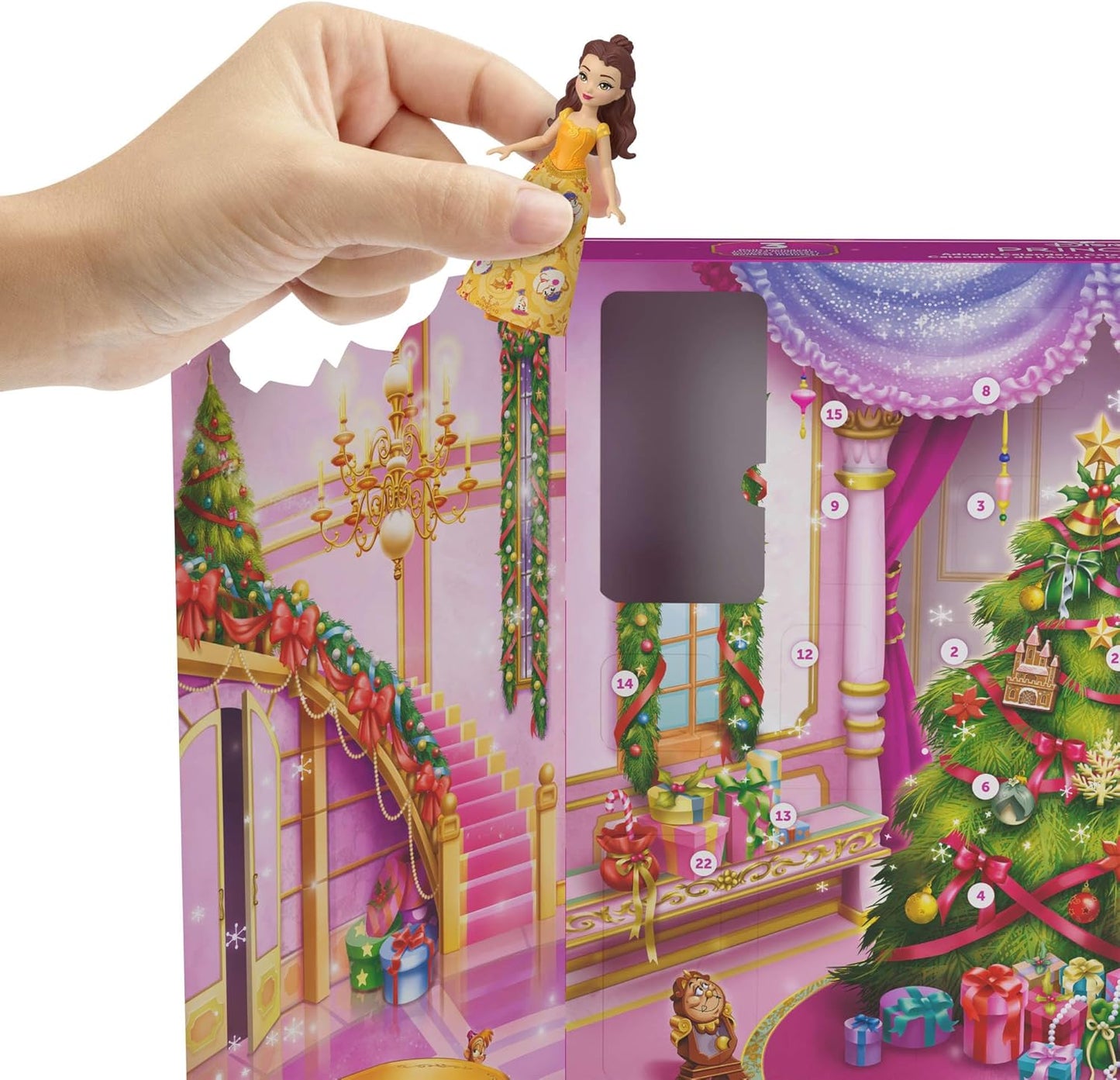 Adventskalender mit Disney-Puppen und Zubehör, Disney Princess-puppe Adventskalender