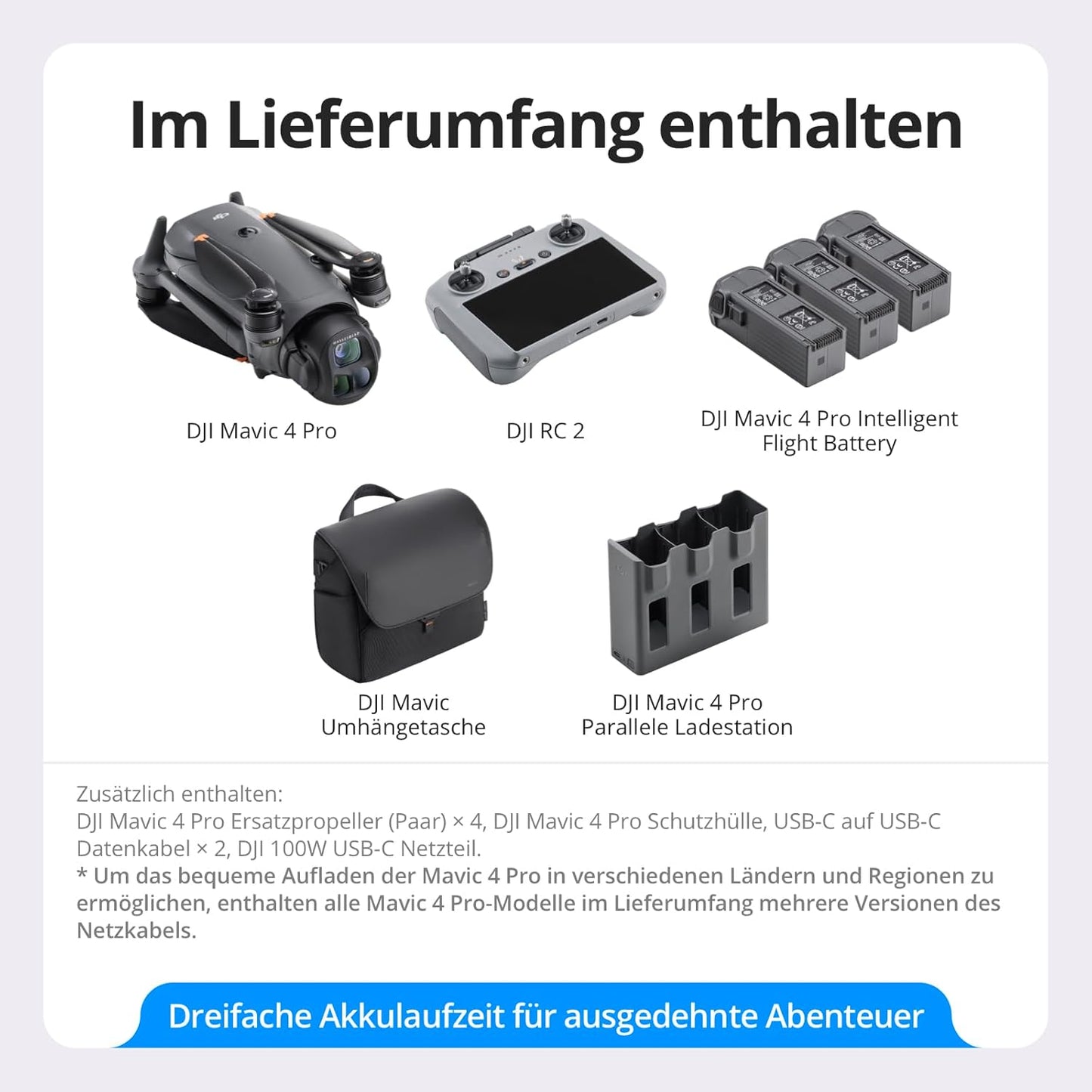 Mavic 4 Pro Fly More Combo (DJI RC 2), DJI Mavic 4 Pro Fly More Combo (DJI RC 2)