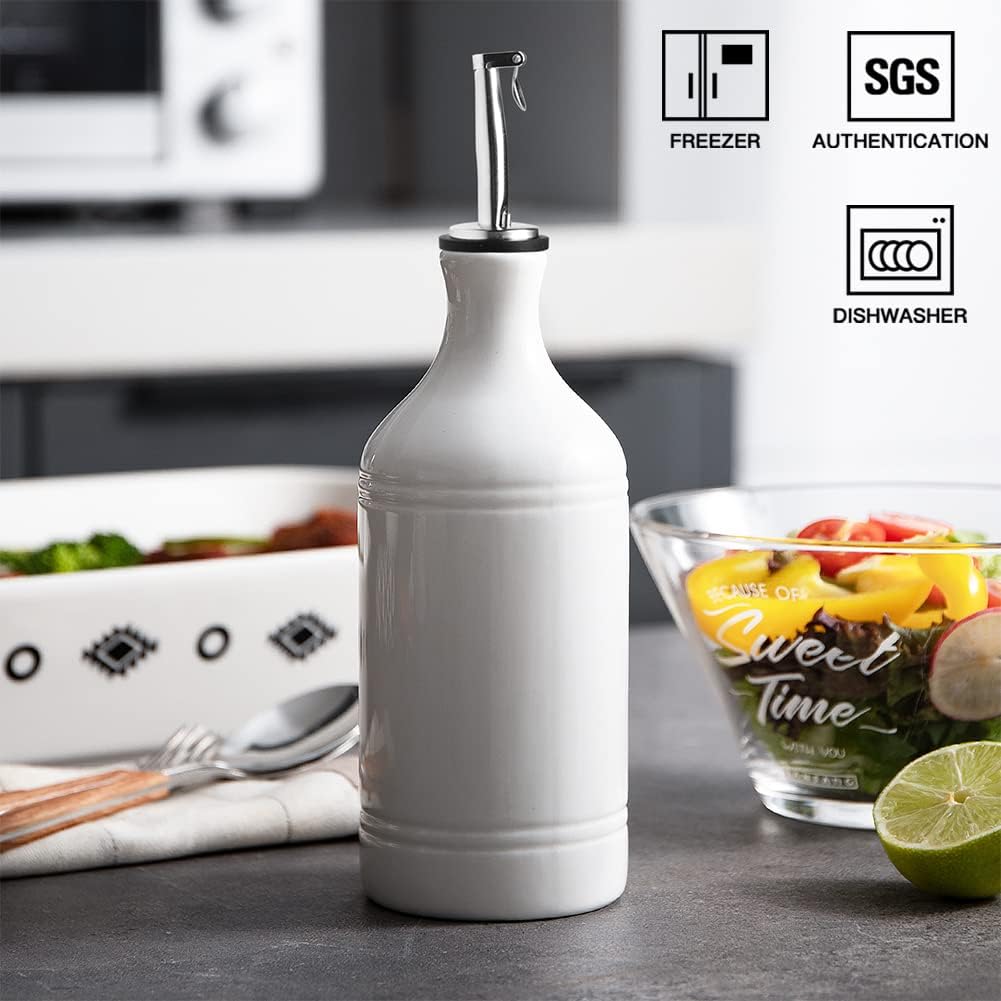 Olivenölspender Flasche, White 460 ml