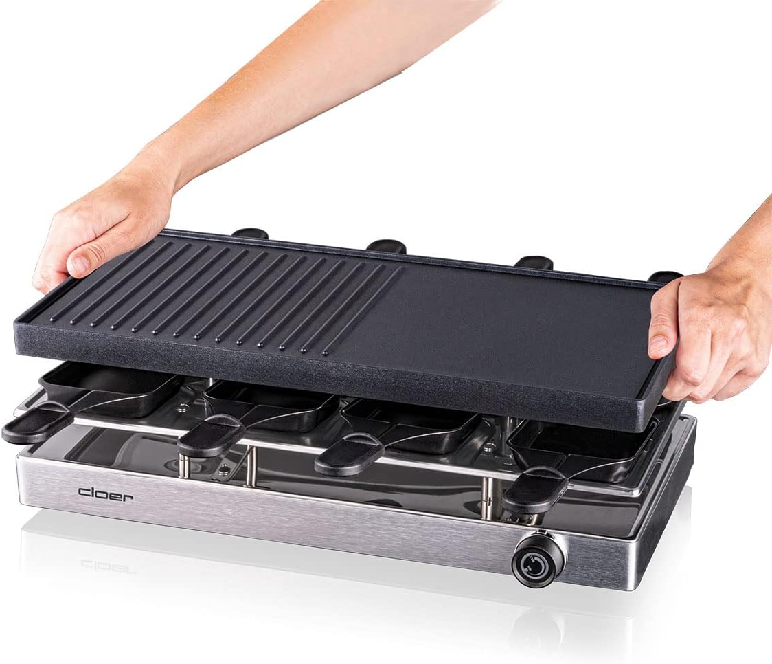 Raclettegrill 6458, 8 Pfännchen