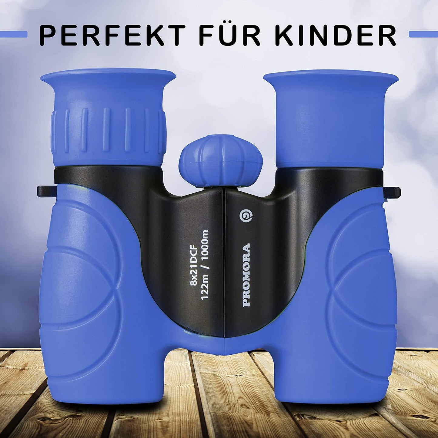 Fernglas-Set für Kinder mit Lupe & Kompass, blau