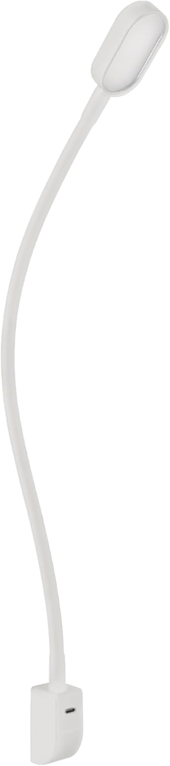 LED-Bettleuchte mit flexiblem Arm, dimmbar, USB-C, 1er Set Weiss