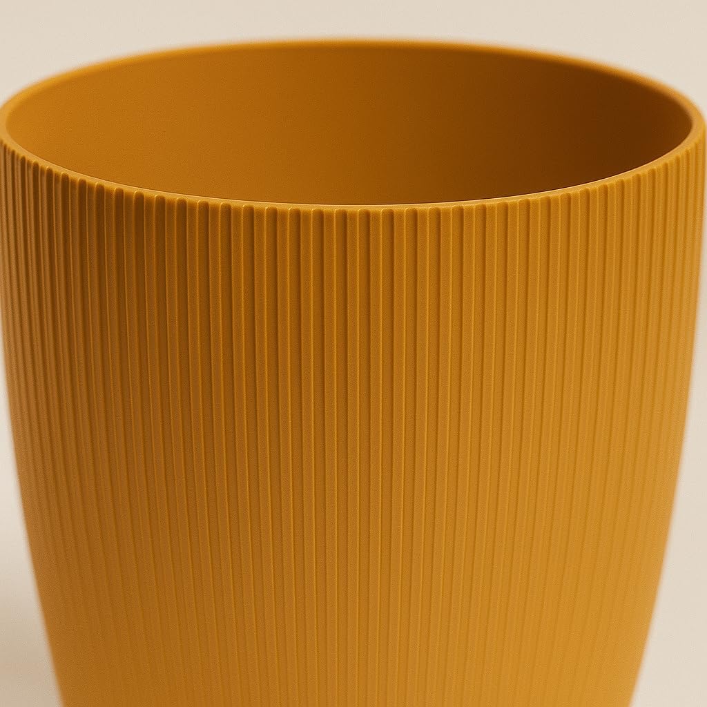 Blumentopf Set, Ø 18 cm (7.08 inch) Senffarben