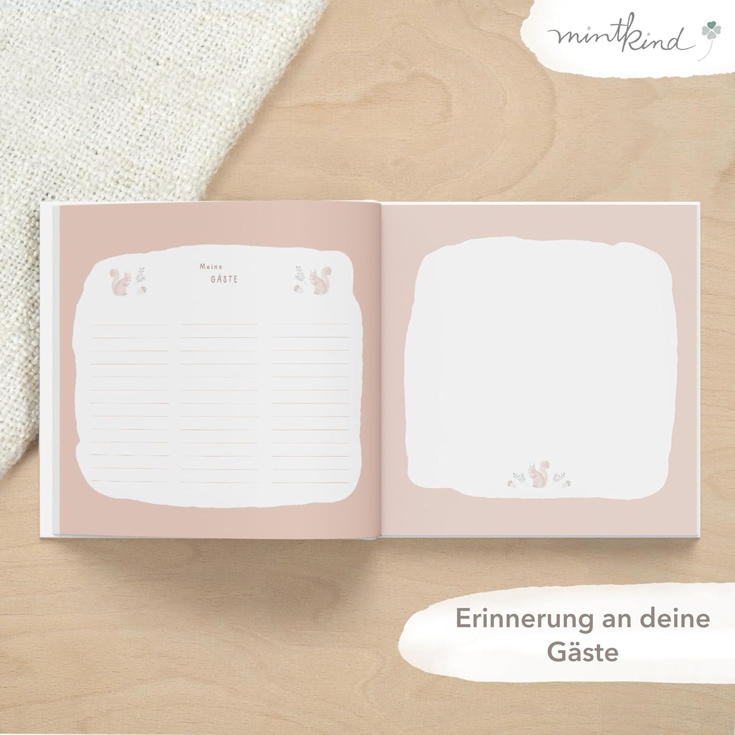 Kommunion Gästebuch, Wald