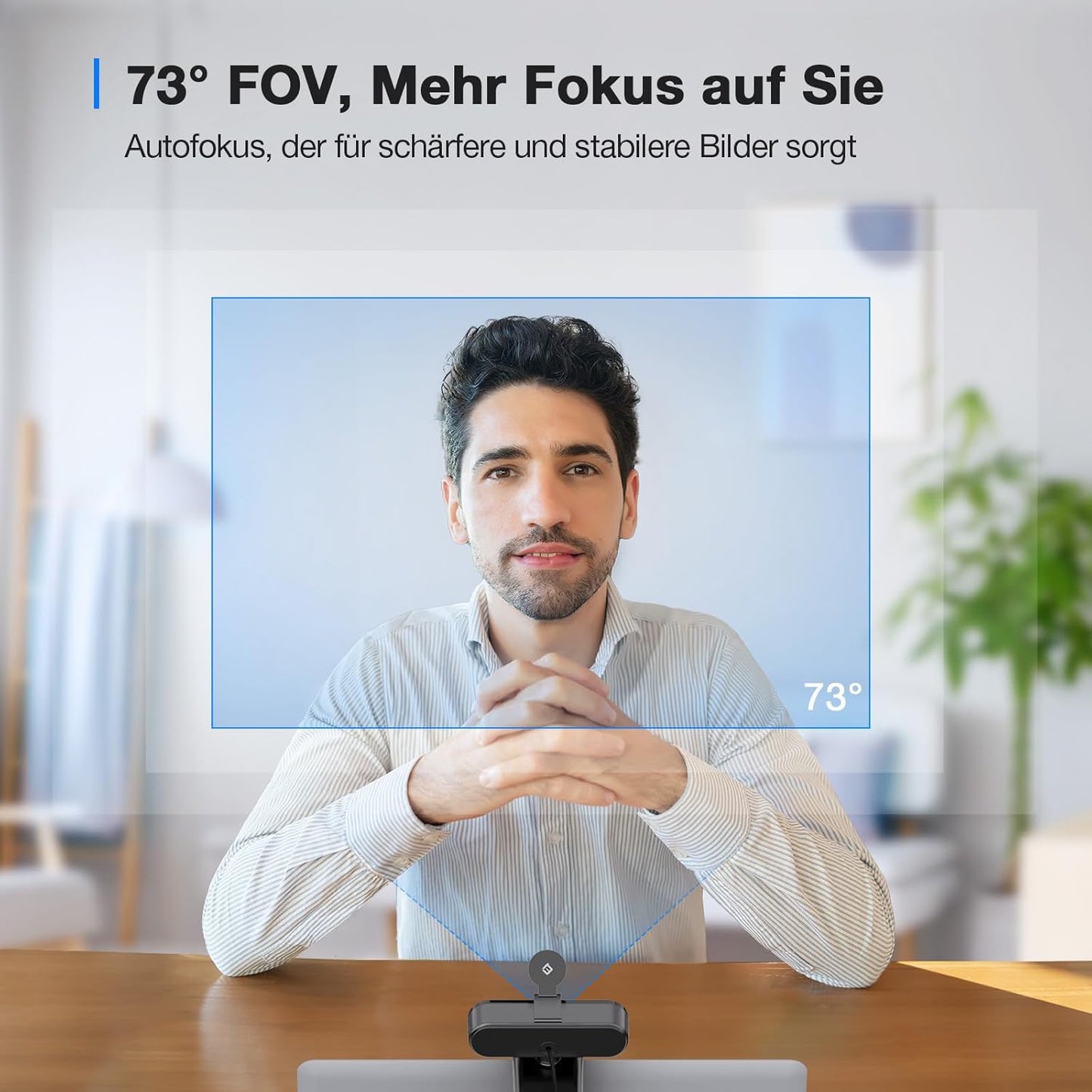 C960 UHD Webcam mit Autofokus und Dual Mikrofon, C960 4K Kit Schwarz