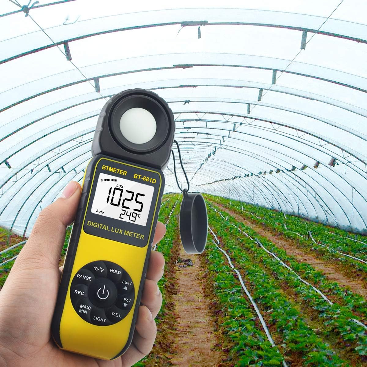 BT-881D Luxmeter mit drehbarem Sensor, BT881D (0.01~400,000 Lux)