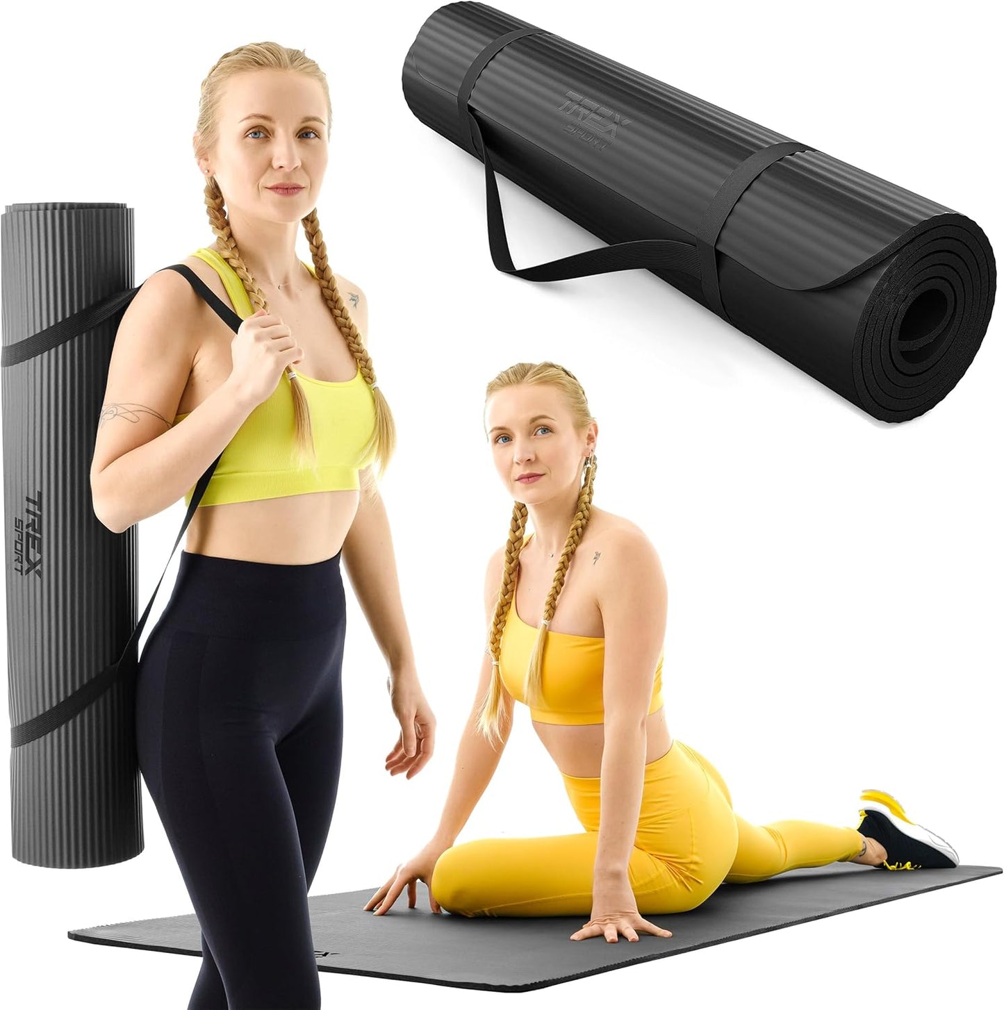 Gymnastikmatte, Schwarz
