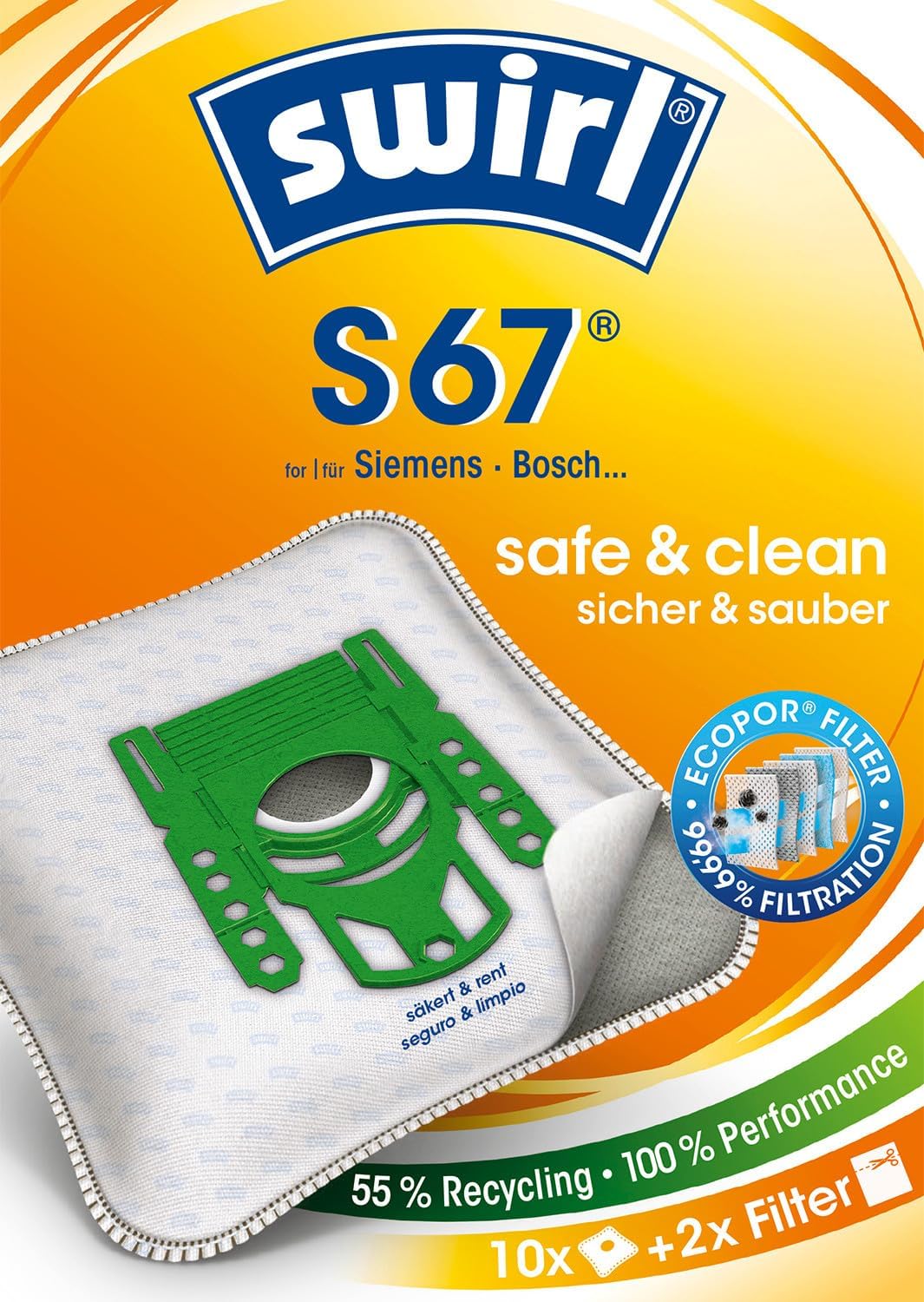 S 67 EcoPor, S67 EcoPor, Standardverpackung
