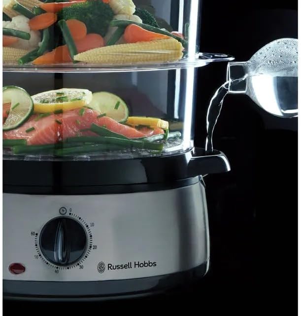 Dampfgarer mit Timer & Abschaltautomatik, 9 Liter